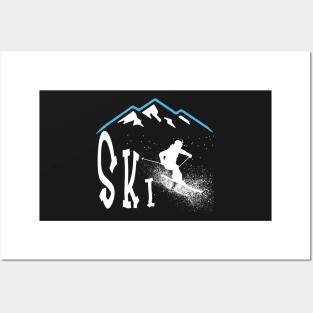 Ski, Simple the best Posters and Art